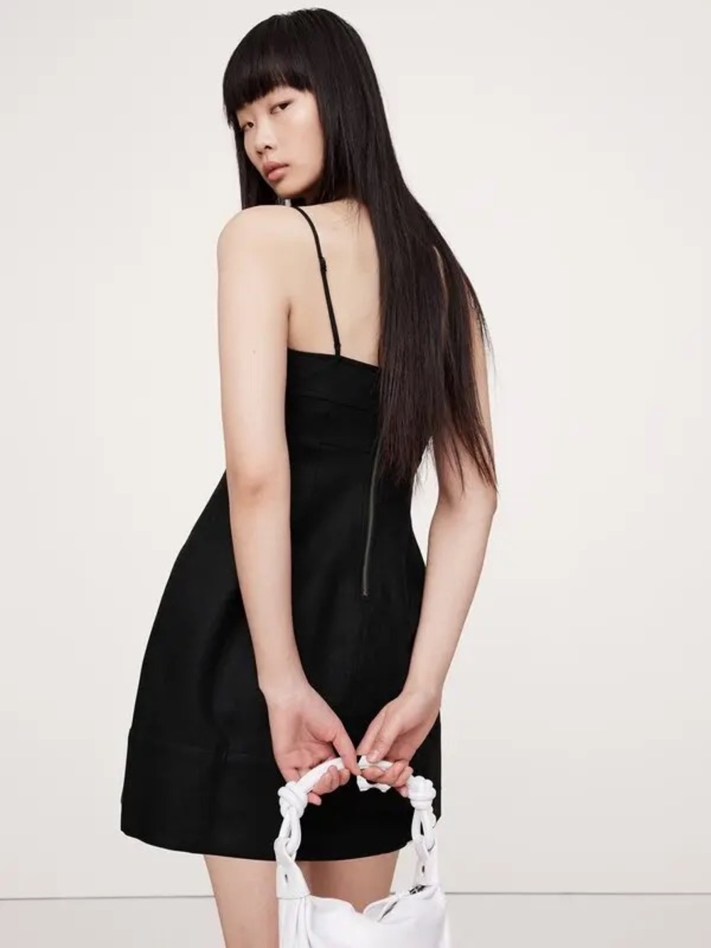 BANANA REPUBLIC LINEN CORSET MINI DRESS